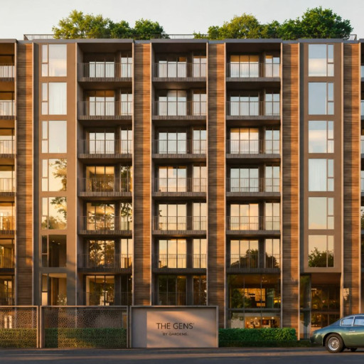 The GENS by Botanica, Односпальные квартиры - от 34 м² до 47 м²
